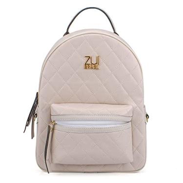 Imagem de Mochila Grande Matelassê Off White 10476 ZuíBrasil Cor:Branco;Tamanho:Unico;Genero:Feminino