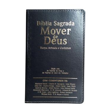 Imagem de Bíblia Sagrada - Mover De Deus Letra Ultragigante Preta Arc