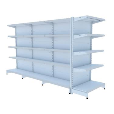 Imagem de Gondola Centro 170 Amapa Flex Kit 3 Metros 1 Ponta Branco SP