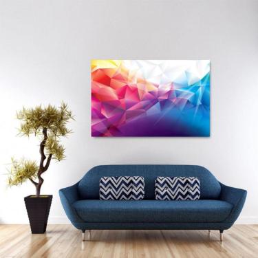 Imagem de Quadro decorativo Abstrato Sala Escritório Tela em Tecido