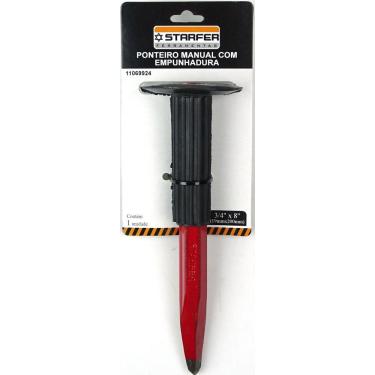 Imagem de Ponteiro Manual C/ Empunhadura 3/4"x8" Starfer 19mmX200mm