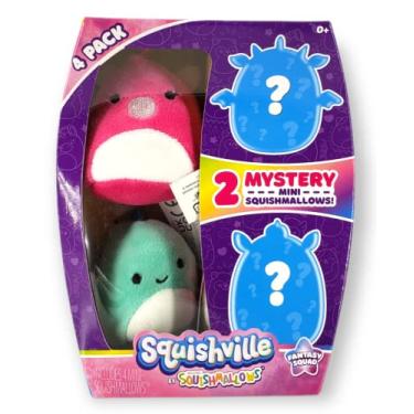 Imagem de Fantasy Squad 4 Pack of Mini Squishmallows Squishville (2 Mystery + 2 Viewable)