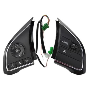 Imagem de DYBANP Interruptor de cruzeiro de carro, para Mitsubishi Eclipse Cross/Xpander 2016-2018 / L200 2015, interruptor de botão de volante de interruptor de controle de cruzeiro