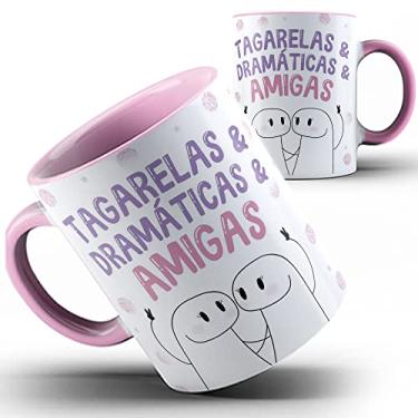 Imagem de Caneca rosa Flork amiga tagarela