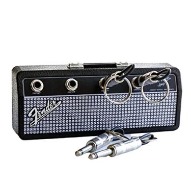 Imagem de Porta-chaves de parede Decoração de casa Fender Blues Porta-Música Guitarra Presente Amplificador Chave de Armazenamento Jack Rack Key Vintage