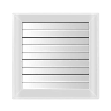 Imagem de Fã exausto Ventilador de ventilação elétrico de louvura 4 "6" banheiro vidro de vidro do vidro do exaustor branco exaustor de exaustão com cabo de alimentação, 16w, 180m³/h Ventiladores de ventilação