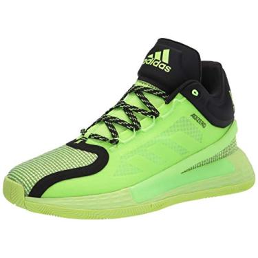 Imagem de adidas Tênis de basquete unissex adulto D Rose 11, Verde/preto/verde, 12.5