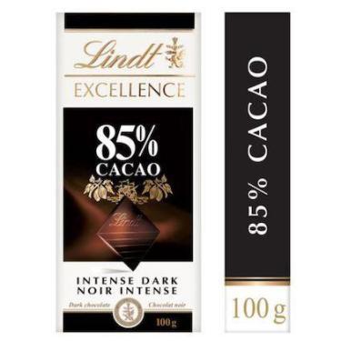 Imagem de Chocolate Lindt Excellence 85% Cocoa Dark 100G  Importado Suíça