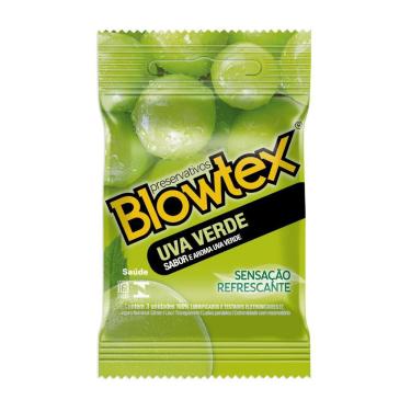 Imagem de Preservativo Blowtex Uva Verde 3 unidades