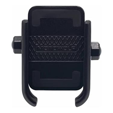 Imagem de Suporte para telefone, Romacci Suporte de suporte de telefone para motocicleta de liga de alumínio de bicicleta universal 360 graus para telefone celular