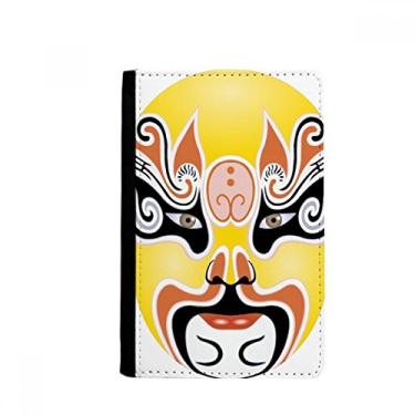 Imagem de Suporte de passaporte Zhanwancheng colorido cabeça de ópera de Peking Notecase Burse capa carteira porta-cartão, Multicolor