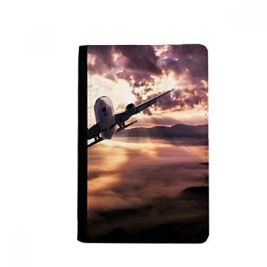Imagem de Porta-passaporte Notecase Burse com céu vermelho escuro nuvens porta cartão, Multicolor
