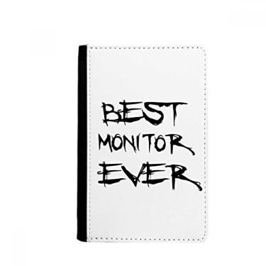Imagem de Best Monitor Ever Temporada Formatura Porta Passaporte Notecase Burse Carteira Carteira Carteira Cartão, Multicolor