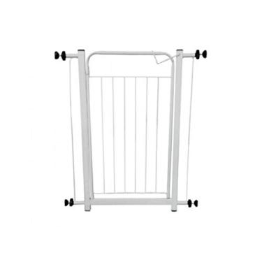 Imagem de Portão Grade de Proteção para Criança e Pet L70xA80 Aço Cor Branca
