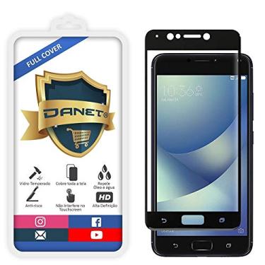 Imagem de Película De Vidro Temperado 3D Full Cover Para Asus Zenfone 4 Max M1 Zc520kl Tela De 5.2 - Proteção Blindada Que Cobre Toda A Tela - Danet (Preta)