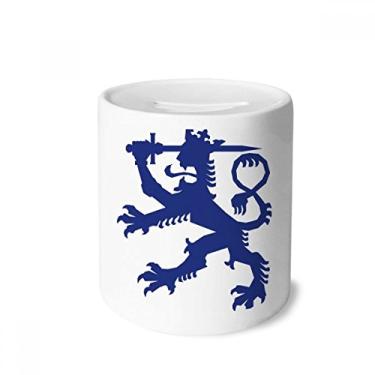 Imagem de DIYthinker Porta-moedas de cerâmica com símbolo nacional da Finlândia