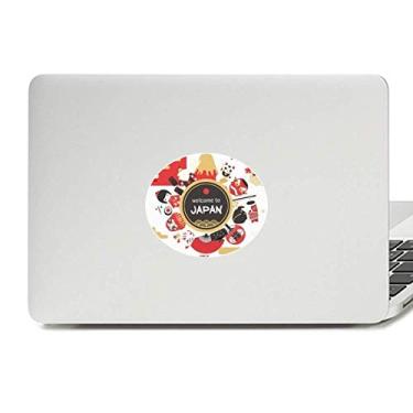Imagem de Adesivo de notebook Welcome to Japan estilo japonês com emblema de vinil sushi