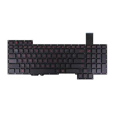 Imagem de KESOTO Teclado de Reposição para G751J G751JL com Layout de Luz de Fundo Nos EUA