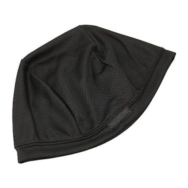 Imagem de Touca de Caveira de Cúpula Careca de Resfriamento, Forro de Capacete de Segurança para Absorção de Suor de Poliéster para Motocicleta (Preto)
