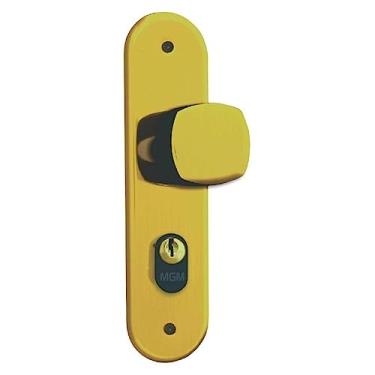 Imagem de Fechadura Para Area Externa Stilo Bola Espelho Aço 40mm Mgm