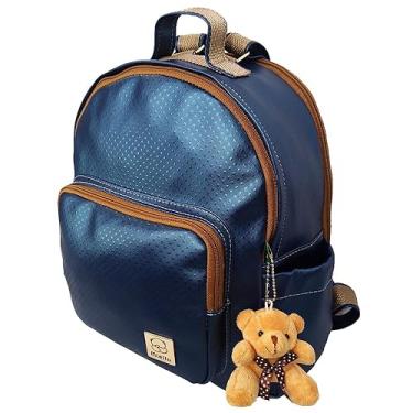 Imagem de Mochila Maternidade Bebe Menina Menino Miellu Trocador 2pçs - LInha Classic (Azul)