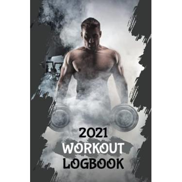 Imagem de Workout Logbook: Weightlifting Fitness & Training Journal Notebook: Powerlifting Bodybuilding and Exercise Journal Logbook For Men, Women and Kids, ... Small Size 6x9 Soft Cover