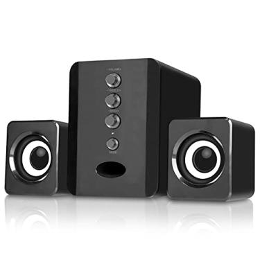 Imagem de SADA D-202 Alto-falantes combinados com fio USB Alto-falantes de computador Bao estéreo Music Player Subwoofer Caa de som para desktop laptop notebook tablet PC telefone inteligente