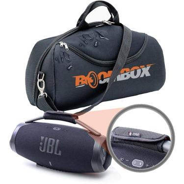 Imagem de Kit Bolsa Case Para Boombox 3 + Protetor de Alça Ombro Top