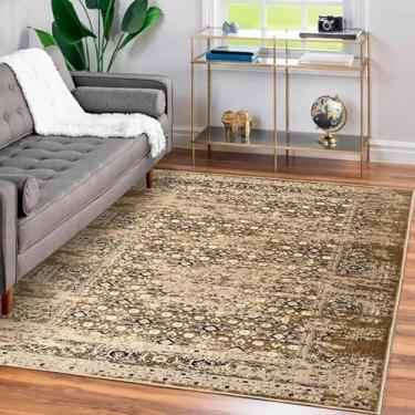 Imagem de Tapete Belga 100% Viscose Veludo - Jolitex - Bege - 50x80cm