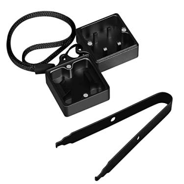 Imagem de Abridor de interruptor e extrator de interruptores 2 em 1 para interruptores Cherry MX Outemu Kailh Box Gateron Panda Akko, compatível com teclado mecânico 99% de troca a quente (preto clássico)