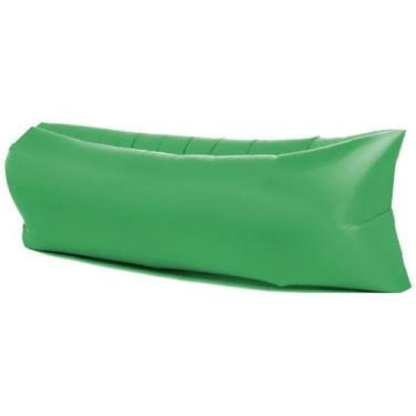Imagem de Air Sofa，Portable waterproof and leak-proof bag sofa air chair, suitable for outdoor, beach, hiking, picnic, music festival (Color : Dark Green)