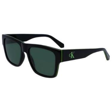 Imagem de Óculos de Sol Calvin Klein Jeans CKJ23605S 002 - Preto 56-Masculino