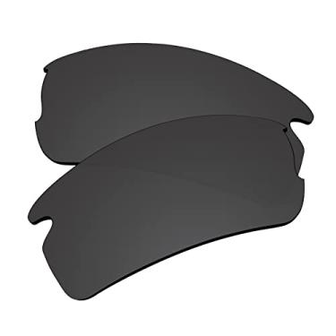 Imagem de EZReplace Lentes de reposição para óculos de sol Oakley Flak 2.0 XL OO9188 (lentes polarizadas) - Armação Oakley Flak 2.0 XL (preto carbono)