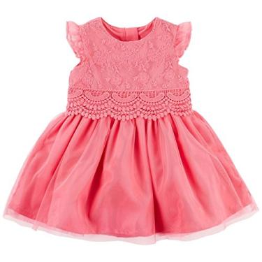 Imagem de Carter's Vestido para bebês meninas 120g130, rosa, 24 Meses