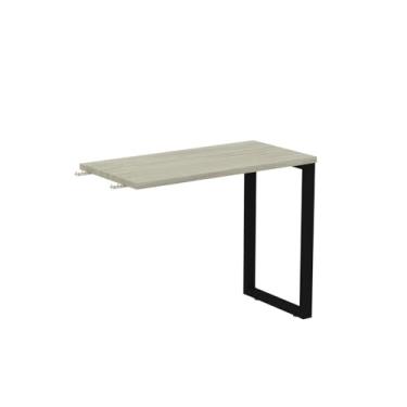 Imagem de Mesa Complemento 900x450mm Mcp90/45p25tub Nogueira/Preto