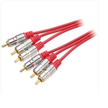 Imagem de Cabo 3 Rca + 3 Rca Gold Fitz 1,8M Vm
