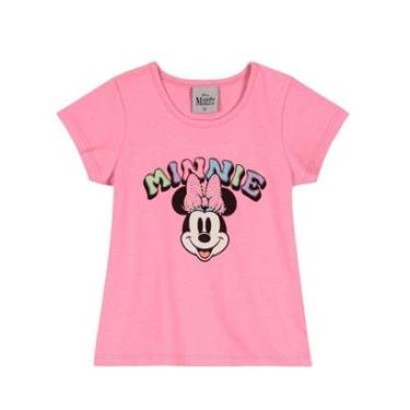 Imagem de CAMISETA INFANTIL FEMININA MANGA CURTA MINNIE MOUSE REF:25639 1/3-Feminino