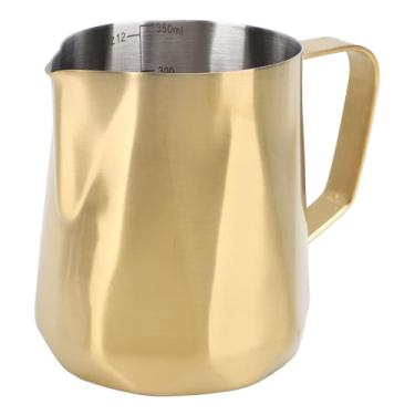 Imagem de Jarra para Espuma de Leite, 350ml/600ML (12oz/20oz/) Jarra para Espuma de Leite Em Aço Inoxidável Com Escala Transparente, Xícara para Vaporizador, Jarra de Leite, Acessórios