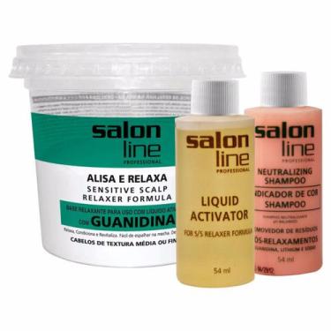 Imagem de Salon Line Guanidina Regular Cabelos Médios ou Finos 218g