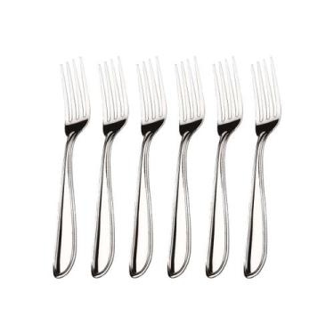 Imagem de Kit 6 Garfos de Mesa Hercules Monterrey Aço Inox 1340-002