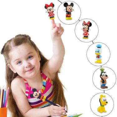 Imagem de Kit 5 Bonecos Dedoches Fantoche De Dedo Mickey Amigos Disney - Lider, 
