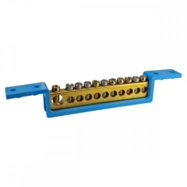 Imagem de Barramento Steck Neutro 11 Terminais Azul Sbn11, Azul, Sbn11