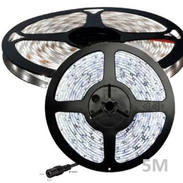 Imagem de 2 Fita Led 5 metros Branco Frio Ip64 Siliconada Prova D'água - Bw Bout