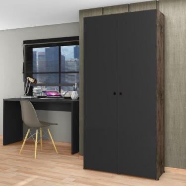 Imagem de Estante para Livros 2 Portas Office Castani Costa Rica Brienza Decor -