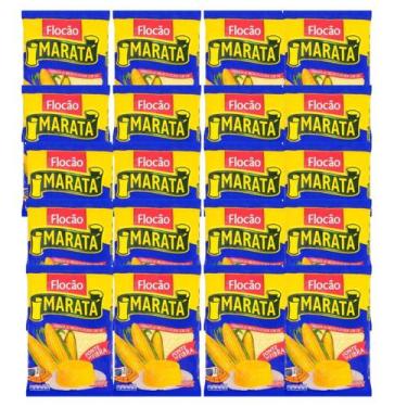 Imagem de Kit C/ 20 Un. Farinha De Milho Flocão Maratá 500g