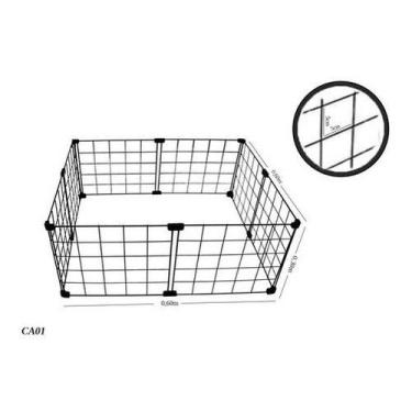 Imagem de Cercadinho Para Pet Tela Aramada 0,60 X 0,60 X 0,30 - Cercadinho Pet
