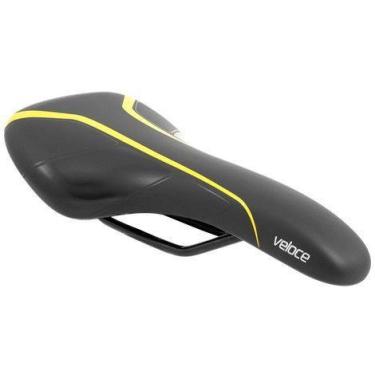 Imagem de Selim Veloce Rvs  Preto Amarelo - SELLE ROYAL