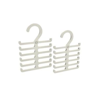 Imagem de Kit 2 Cabide Porta Gravata Cinto Organizador Pendurar - PEKO, 3D-095 2