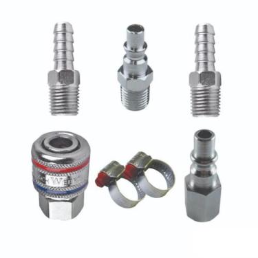 Imagem de Engate Rápido 1/4 Pino Engate Espigão Compressor Ar