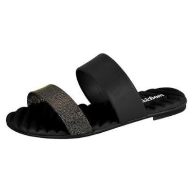 Imagem de Rasteira Molekinha Tiras Com Glitter Calce Facil - 2353.101.26656-Feminino